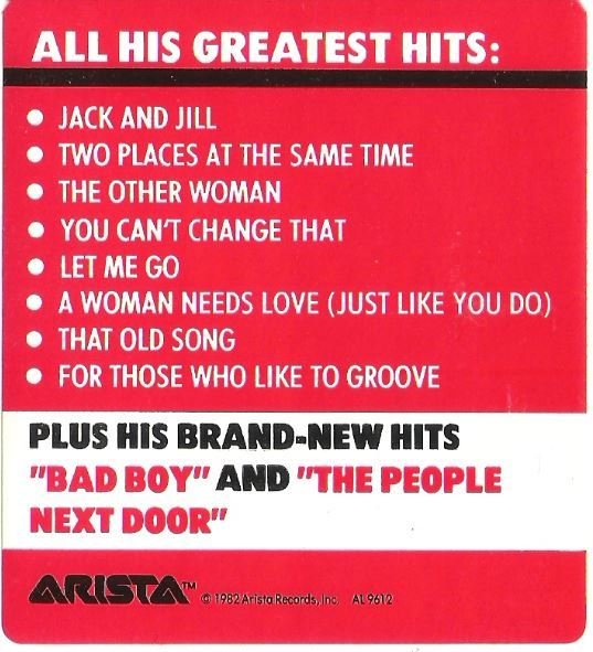 Parker, Ray (Jr.) / Greatest Hits / Arista AL-9612 | Sticker (1982)