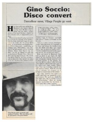 Soccio, Gino / Gino Soccio: Disco Convert / 1979