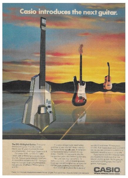 Casio / Casio Introduces the Next Guitar / 1987