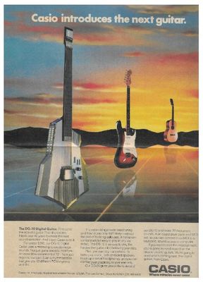 Casio / Casio Introduces the Next Guitar / 1987