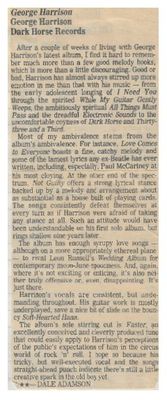 Harrison, George / George Harrison / 1979