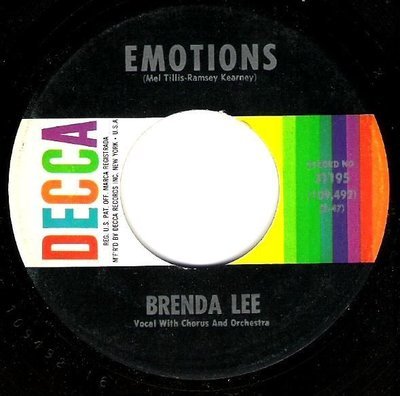Lee, Brenda / Emotions / Decca 31195 | Seven Inch Vinyl Single (1961)
