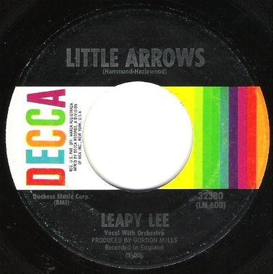 Leapy Lee / Little Arrows / Decca 32380 | Seven Inch Vinyl Single (1968)
