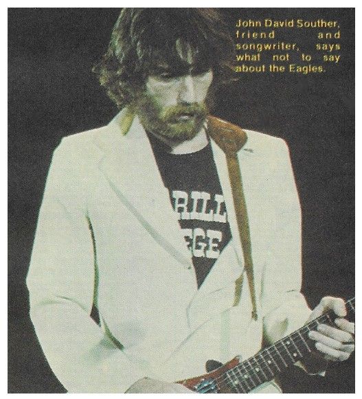 Souther, J.D. / On Stage-White Jacket-Electric Guitar / 1977