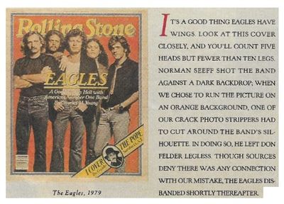 Eagles / Fewer Than Ten Legs / 1979