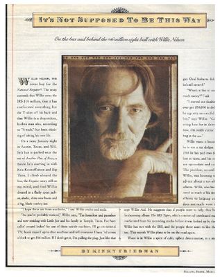 Nelson, Willie / It&#39;s Not Supposed to be This Way / 1991