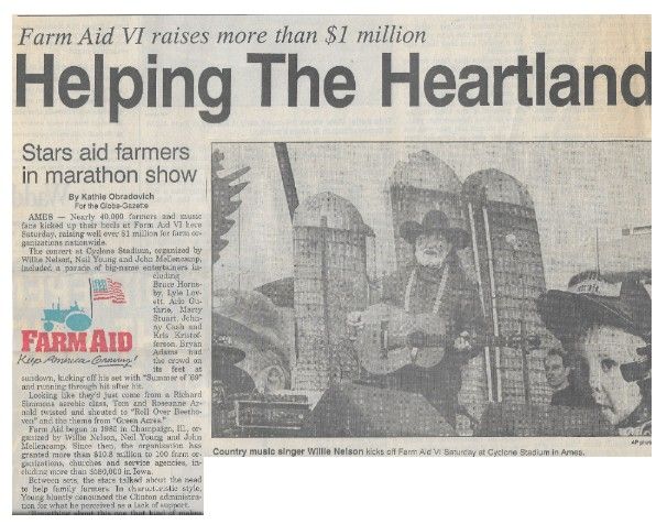 Nelson, Willie / Helping the Heartland / 1993