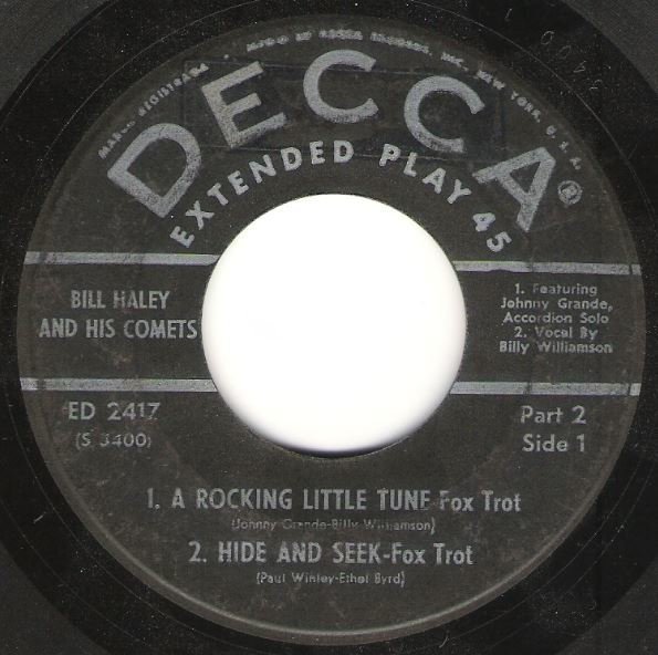 Haley, Bill (and His Comets) / Rock 'n Roll Stage Show Part 2 / Decca ED-2417 | Seven Inch Viny EP (1956)