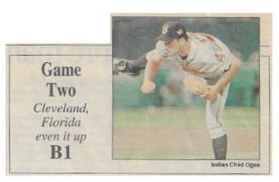 Ogea, Chad / Game Two-Cleveland, Florida Even it Up / 1997