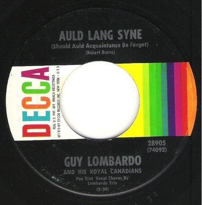 Lombardo, Guy / Auld Lang Syne / Decca 28905 | Seven Inch Vinyl Single (1953)