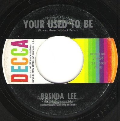Lee, Brenda / Your Used To Be / Decca 31454 | Seven Inch Vinyl Single (1963)