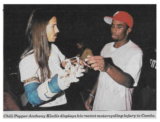 Red Hot Chili Peppers / Anthony Kiedis with Sean Combs / 1997