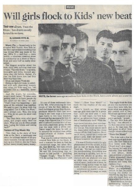 New Kids On the Block / Will Girls Flock to Kids' New Beat? / 1994