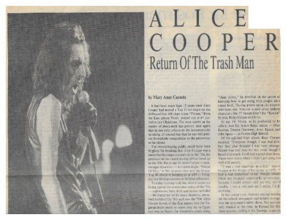 Cooper, Alice / Return of the Trash Man / 1990