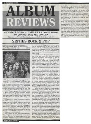 Cooper, Alice / Live at the Whiskey, 1969