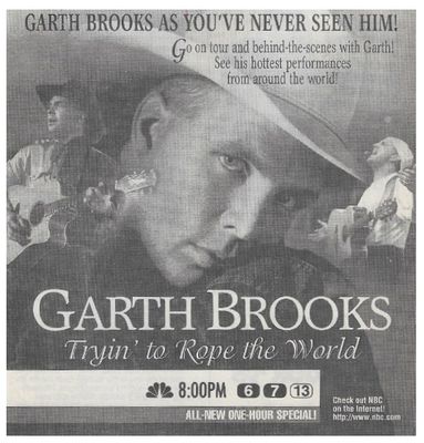 Brooks, Garth / Tryin&#39; to Rope the World / 1995
