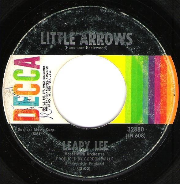 Leapy Lee / Little Arrows / Decca 32380 | Seven Inch Vinyl Single (1968)
