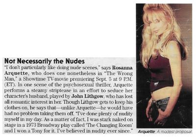 Arquette, Rosanna / Not Necessarily the Nudes / 1993
