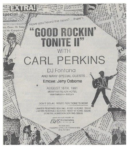 Perkins, Carl / Good Rockin&#39; Tonite II / 1991