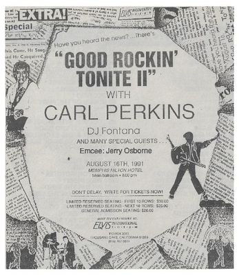 Perkins, Carl / Good Rockin&#39; Tonite II / 1991
