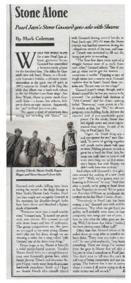 Gossard, Stone / Stone Alone / 1993