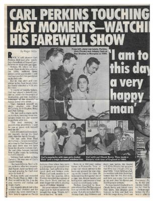 Perkins, Carl / Touching Last Moments / 1998