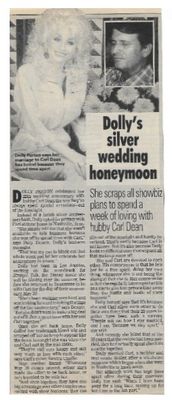 Parton, Dolly / Dolly&#39;s Silver Wedding Honeymoon / 1991