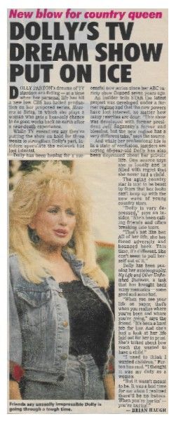 Parton, Dolly / Dolly&#39;s TV Dream Show Put On Ice / 1994