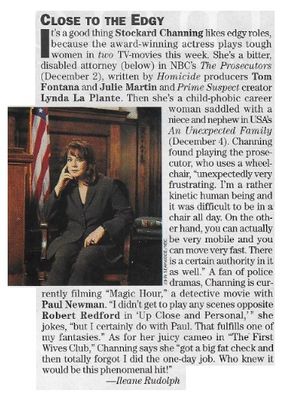 Channing, Stockard / Close to the Edgy / 1996