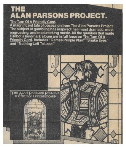 Parsons, Alan (Project) / The Turn of a Friendly Card / 1980