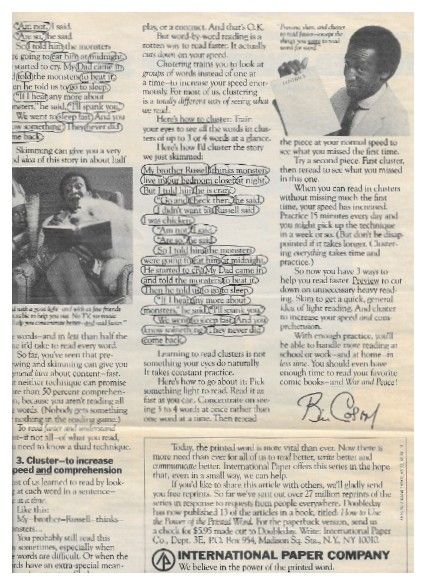 Cosby, Bill / International Paper Company / 1986