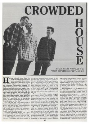 Crowded House / Profile / 1992