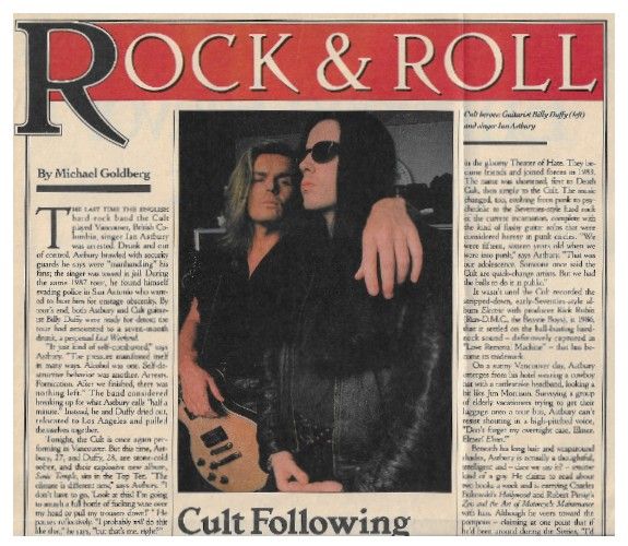 Cult, The / Cult Following / 1989