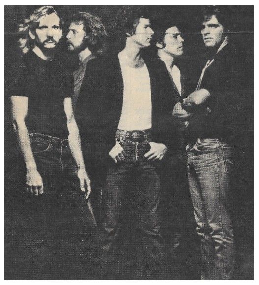 Eagles / All 5 Standing-Don Henley in Center / 1979