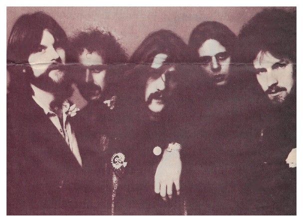 Eagles / All 5 Standing-Glenn Frey in Center / 1970s