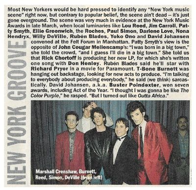 Crenshaw, Marshall / New York Groove / 1986