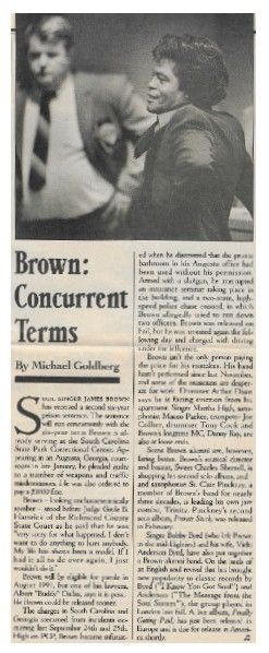 Brown, James / Brown: Concurrent Terms / 1989