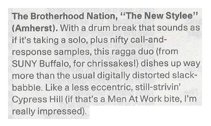 Brotherhood Nation, The / The New Stylee / 1993