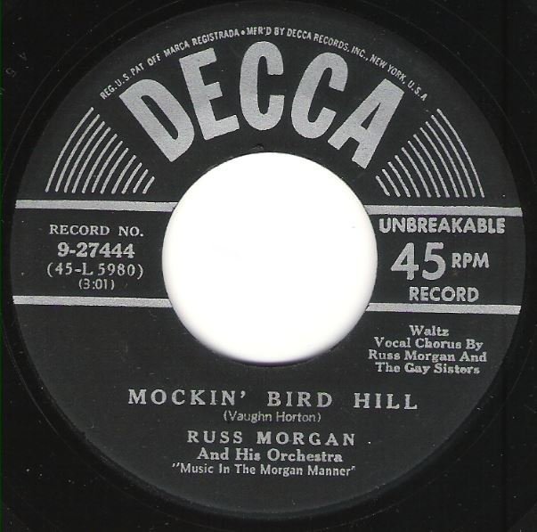 Morgan, Russ / Mockin&#39; Bird Hill / Decca 9-27444 | Seven Inch Vinyl Single (1951)