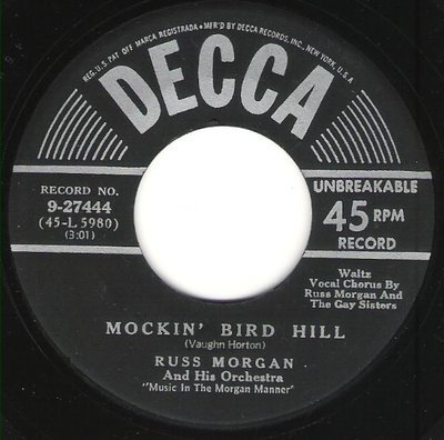 Morgan, Russ / Mockin&#39; Bird Hill / Decca 9-27444 | Seven Inch Vinyl Single (1951)