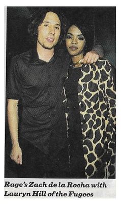 Rage Against the Machine / Zach de la Rosa: Grammy Awards-with Lauryn Hill / 1997