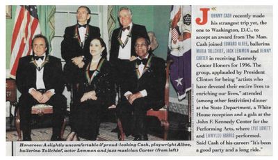 Cash, Johnny / Kennedy Center Honors / 1997