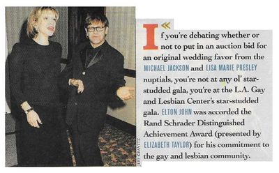 John, Elton / With Courtney Love-Rand Schrader Award / 1997