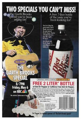 Brooks, Garth / Diet Dr. Pepper / 1994