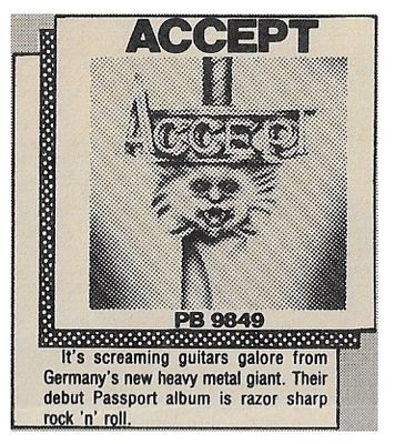 Accept / I&#39;m a Rebel / 1980