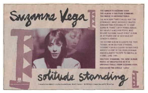 Vega, Suzanne / Solitude Standing / 1987