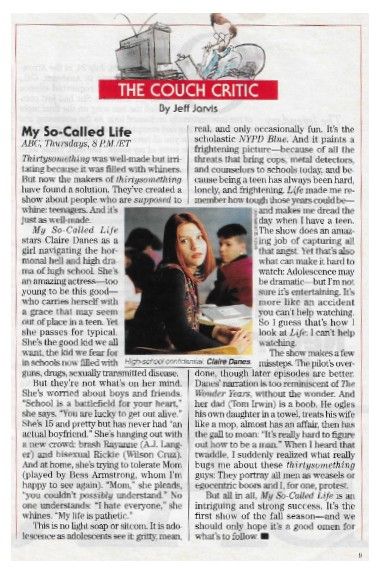 Danes, Claire / My So-Called Life / 1994