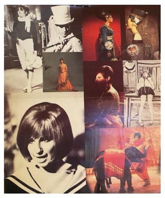 Streisand, Barbra / Collage of 9 Photos / 1986