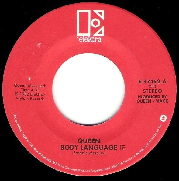 Queen / Body Language / Elektra E-47452 | Seven Inch Vinyl Single (1982)