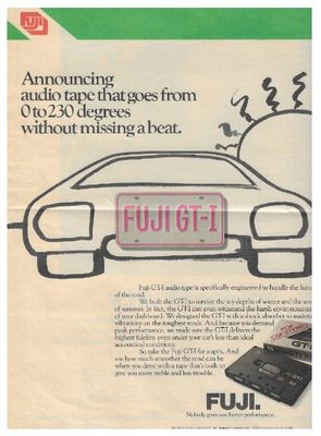 Fuji / GT-I Audio Tape / 1984